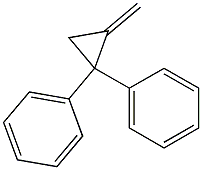 2,2-Diphenyl-1-methylenecyclopropane 结构式