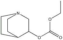 Carbonic acid ethyl 3-quinuclidinyl ester 结构式