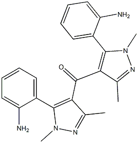 (2-Aminophenyl)(1,3-dimethyl-1H-pyrazol-4-yl) ketone 结构式