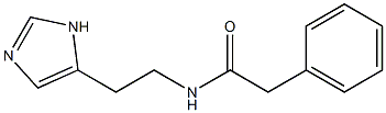 N-[2-(4-Imidazolyl)ethyl]-2-phenylacetamide 结构式