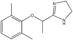 2-[1-(2,6-Dimethylphenyloxy)ethyl]-2-imidazoline 结构式
