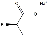 [R,(-)]-2-Bromopropionic acid sodium salt 结构式