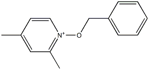 2,4-Dimethyl-1-(benzyloxy)pyridinium 结构式