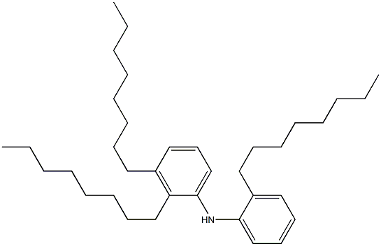 2-Octylphenyl 2,3-dioctylphenylamine 结构式
