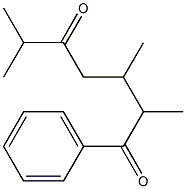 1-Phenyl-2,3,6-trimethyl-1,5-heptanedione 结构式