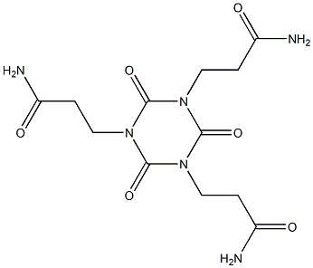 2,4,6-Trioxo-1,3,5-triazine-1,3,5(2H,4H,6H)-tri(propanamide) 结构式