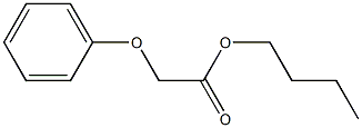 Phenoxyacetic acid butyl ester 结构式