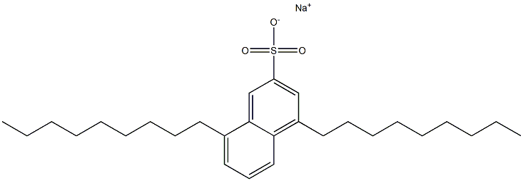 4,8-Dinonyl-2-naphthalenesulfonic acid sodium salt 结构式