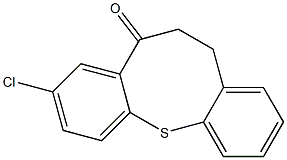 3-Chloro-6,7-dihydro-5H-dibenzo[b,g]thiocin-5-one 结构式