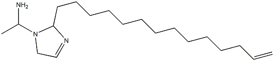 1-(1-Aminoethyl)-2-(13-tetradecenyl)-3-imidazoline 结构式