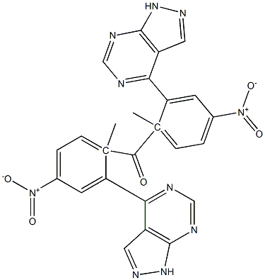 1-Methyl-1H-pyrazolo[3,4-d]pyrimidin-4-yl(4-nitrophenyl) ketone 结构式