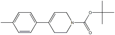 1-(tert-Butoxycarbonyl)-4-(4-methylphenyl)-1,2,3,6-tetrahydropyridine 结构式