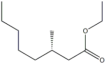 [S,(-)]-3-Methyloctanoic acid ethyl ester 结构式