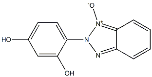 2-(2,4-Dihydroxyphenyl)-2H-benzotriazole 1-oxide 结构式