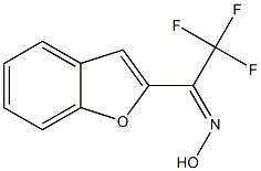 2,2,2-Trifluoro-1-(benzofuran-2-yl)ethanone oxime 结构式