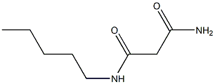 Pentylmalonamide 结构式