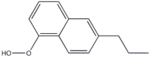 6-Propyl-1-naphtyl hydroperoxide 结构式