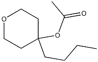 4-Acetyloxy-4-butyltetrahydro-2H-pyran 结构式