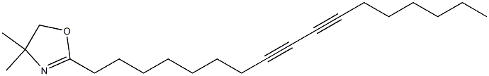 4,4-Dimethyl-2-(8,10-heptadecadiynyl)-2-oxazoline 结构式