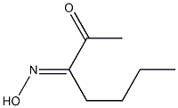 3-(Hydroxyimino)heptan-2-one 结构式
