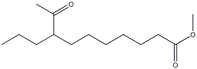 8-Propyl-9-oxodecanoic acid methyl ester 结构式