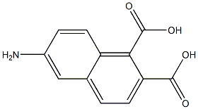 6-Amino-1,2-naphthalenedicarboxylic acid 结构式