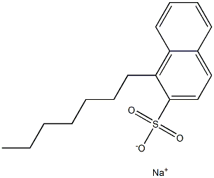 1-Heptyl-2-naphthalenesulfonic acid sodium salt 结构式