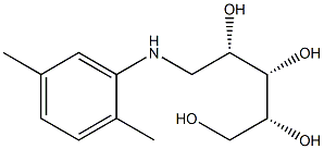 1-[(2,5-Dimethylphenyl)amino]-1-deoxy-D-ribitol 结构式