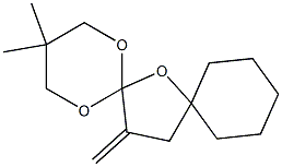 3,3-Dimethyl-15-methylene-1,5,7-trioxadispiro[5.1.5.2]pentadecane 结构式