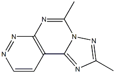 2,4-Dimethyl-1,3,3a,5,6,7-hexaaza-3aH-cyclopenta[a]naphthalene 结构式