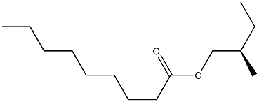 (-)-Nonanoic acid (R)-2-methylbutyl ester 结构式