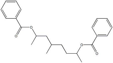 1,1'-Dimethyl[2,2'-(2-methylethylene)bisethanol]dibenzoate 结构式