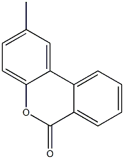 2-Methyl-6H-dibenzo[b,d]pyran-6-one 结构式