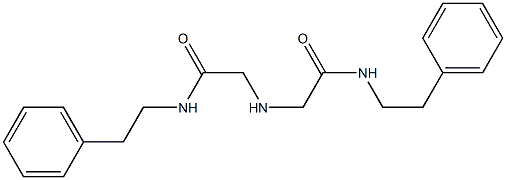 N,N'-Bis(2-phenylethyl)[2,2'-iminobis(ethanamine)] 结构式