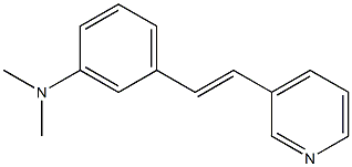 3-(3-(Dimethylamino)styryl)pyridine 结构式