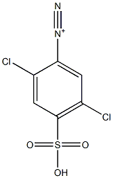 2,5-Dichloro-4-sulfobenzenediazonium 结构式