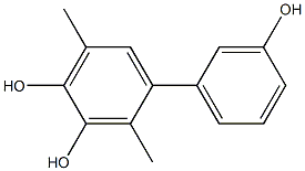 2,5-Dimethyl-1,1'-biphenyl-3,3',4-triol 结构式