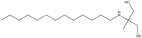 2-[Tridecylamino]-2-methyl-1,3-propanediol 结构式