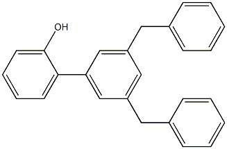 2-(3,5-Dibenzylphenyl)phenol 结构式