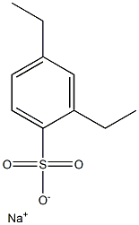 2,4-Diethylbenzenesulfonic acid sodium salt 结构式