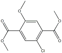 5-Chloro-2-methoxyterephthalic acid dimethyl ester 结构式