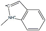 1-Methyl-1H-indol-1-iumyl 结构式