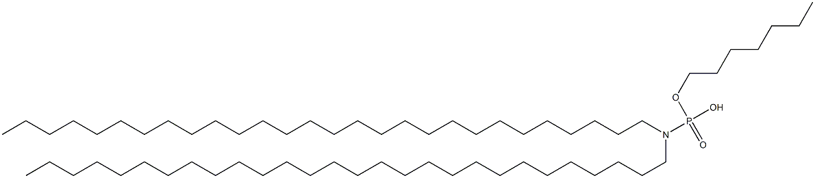 N,N-Dioctacosylamidophosphoric acid hydrogen heptyl ester 结构式