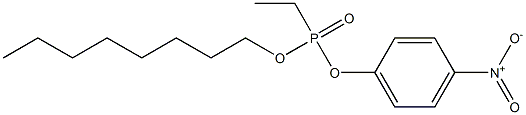 Ethylphosphonic acid octyl p-nitrophenyl ester 结构式