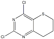 7,8-Dihydro-2,4-dichloro-6H-thiopyrano[3,2-d]pyrimidine 结构式