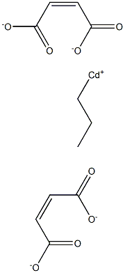 Bis(maleic acid 1-propyl)cadmium salt 结构式