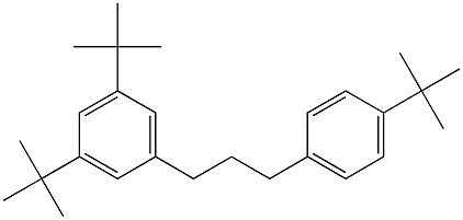 1-(3,5-Di-tert-butylphenyl)-3-(4-tert-butylphenyl)propane 结构式