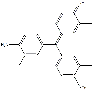 2-Methyl-4-[bis(3-methyl-4-aminophenyl)methylene]-2,5-cyclohexadiene-1-imine 结构式