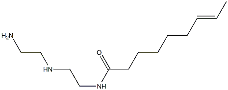 N-[2-[(2-Aminoethyl)amino]ethyl]-7-nonenamide 结构式