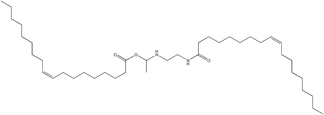 Oleic acid 1-[[2-(oleoylamino)ethyl]amino]ethyl ester 结构式